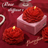 Velas perfumadas con flores de peonía a baja temperatura, regalos románticos de acompañamiento - details 0