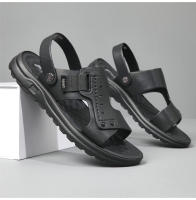 Nuevas Sandalias de Hombre 2025 Zapatos de Playa de Verano Estilo Doble Propósito para Conducir y Usar al Aire Libre Antideslizantes para Papá - details 0