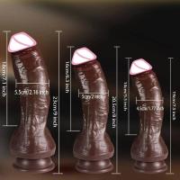 Leten consolador falso realista enorme doble penetración anal plug vaginal masturbador Dick 18 + juguete sexual femenino producto para adultos - details 10