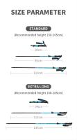 Palos de Senderismo Naturehike Ultraligero Plegable 1Pcs Cane Portátil Aluminio Senderismo Telescópico para Acampar y Caminar - details 11
