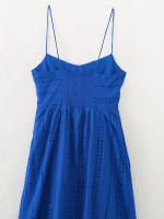 BUNO-Falda Midi bordada con tirantes para mujer, falda informal ahuecada con estilo de moda, novedad de primavera y verano, 2024ZAR - details 9