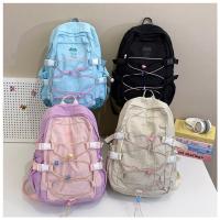 Nueva mochila Harajuku versión coreana femenina Estilo universitario Mochila para estudiantes de secundaria Mochila versátil simple de gran capacidad - details 4
