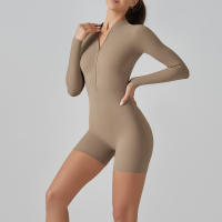 Mono Deportivo Con Cuello Levantado Y Cremallera Frontal Para Mujer - details 12