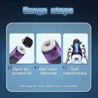 Taza masturbadora masculina telescópica, herramientas de masturbación vaginal, equipo, Juguetes sexuales para hombres y adultos, suministros, mastubador de pistón automático - details 4
