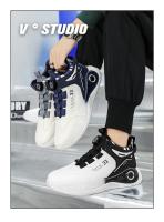 Zapatillas de deporte para hombre con hebilla giratoria, cómodas, antideslizantes, con cordones, duraderas, para actividades al aire libre - details 0