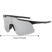 Gafas de sol polarizadas para ciclismo, lentes HD UV400, resistentes a los rayos UV, gafas de ciclismo a prueba de viento, gafas deportivas de moda para exteriores para hombre - details 0