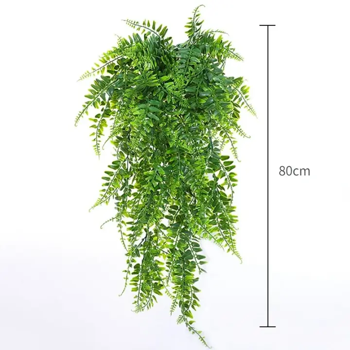 Planta Artificial de 90Cm Vid Decoración del hogar Hoja colgante de plástico Hierba Guirnalda Decoraciones para fiestas de bodas al aire libre Hiedra de ratán falsa - 1
