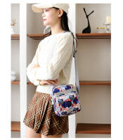 Nuevo bolso de tela de flores de hombro, bolso de mensajero informal de moda, mochila pequeña de compras - details 24