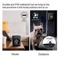 Dispositivo antiladridos ultrasónico recargable de 50 pies, uso interior y exterior impermeable, seguro para perros y personas - details 7