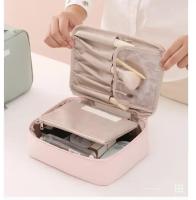 Bolso De Maquillaje Para Viaje Resistente Al Agua Organizador De Almacenamiento Grande Portátil Para Cosméticos Y Cuidado De La Piel - details 6