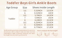 Botas de cuero antideslizantes impermeables para niño y niña, botines de trabajo para el tobillo de combate para nieve y invierno, talla US 5,5-9,5 - details 5