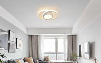 Goeco Lámpara de Techo LED Estilo Nórdico Iluminación Moderna 32W Plafón Redondo - details 0