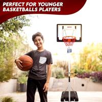 Canasta Baloncesto Exterior 3,05m - Canastas Baloncesto Adultos Independiente Ajustable en Altura de 1,5 a 3,05m - Canasta de Baloncesto para Niños y Adultos - Aro Baloncesto - details 3
