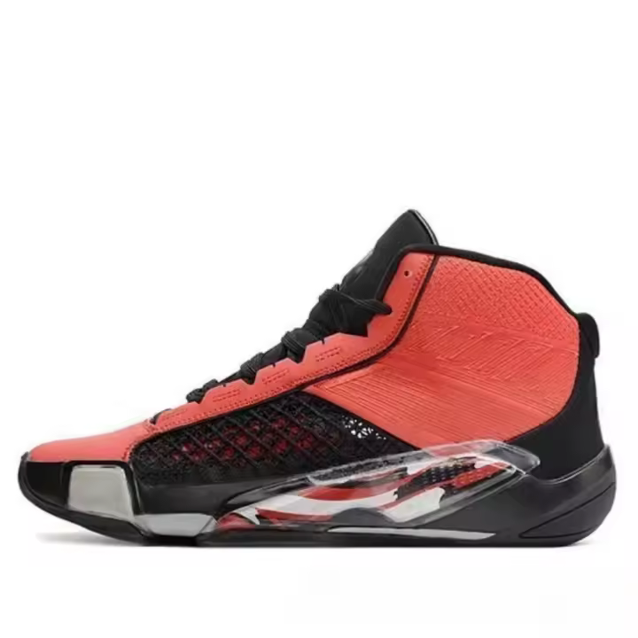 Zapatillas de Baloncesto Transpirables Resistentes al Desgaste Zapatillas de Entrenamiento para Interiores y Exteriores en Blanco y Negro - 1