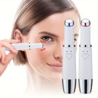 Pluma de masaje con calor, masajeador facial recargable, masajeador de ojos, masajeador de labios, masajeador de ojos, masajeador de cara caliente y fría - details 1