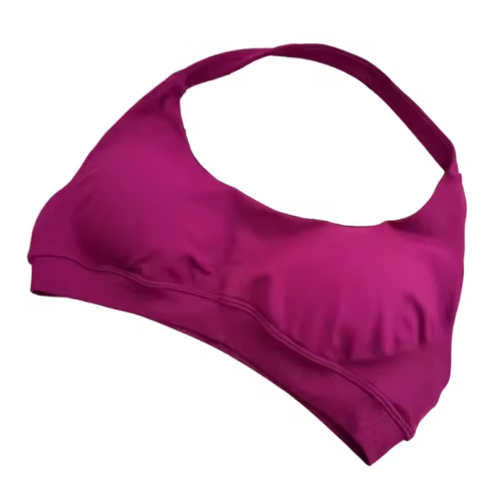 Sujetador deportivo de alto soporte para mujer, sujetador de Yoga sin costuras con cuello Halter, sujetadores deportivos acolchados con espalda descubierta, Top corto de gimnasia, Tops de entrenamiento de realce para Yoga para mujer - 1