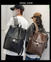 Mochila informal de nueva generación para hombre, bolso de viaje de PU de alta calidad, a la moda, para estudiantes de secundaria, bac - details 3