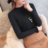 Suéteres Dulces con Volantes para Mujer 2025 Moda Coreana Jerséis de Punto Ajustados con Cordones - details 3