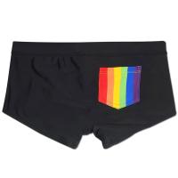 Calzoncillos sexis, bañadores ajustados elásticos, traje de baño de arcoíris para hombre, marca de Surf, pantalones deportivos de playa de verano, traje de baño Push-up para hombre - details 27