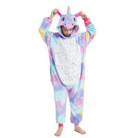 Kigurumi-ropa de dormir con dibujos de animales para niños y niñas, Pijamas suaves de unicornio para el hogar, Invierno - details 11