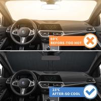 Parasol Delantero para Coche, Protección contra Rayos UV, Reflectante para Automóvil Y Protección contra El Calor Solar - details 1