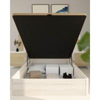 Duérmete Online - Mesa de Centro Elevable, Mesita de Salón o Comedor, Madera, Acabado en Color Blanco, Medidas: 90 cm (Ancho) x 50 cm (Fondo) x 46-57 cm (Alto) - details 8