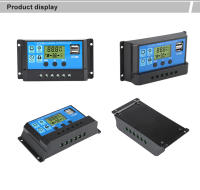 Controlador de carga solar USB, 12V, 24V, PWM, 30a - details 5