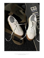 Zapatos blancos de cuero de alta gama de cuero de vaca que aumenta la tendencia de la plataforma zapatos de los hombres - details 13