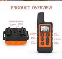 Collar de entrenamiento electrónico para perros, collar de choque impermeable recargable, entrenador de perros con control remoto para perros pequeños y medianos - details 11
