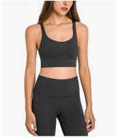 Sujetador Deportivo de Yoga para Mujeres SHINBENE con Correa Cruzada y Almohadilla Plantilla Inalámbrico Top de Entrenamiento Fitness - details 14