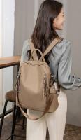 Mochila De piel auténtica para mujer, bolso de viaje de alta calidad, informal, de hombro, 2023 - details 9