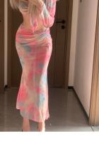 Bañador de playa con patrón para mujer, traje de baño de fiesta Tropical, Tankini de moda, vestido de baño de verano, falda - details 6