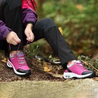 Zapatillas de deporte para mujer, zapatos de plataforma cómodos y transpirables, zapatos informales con cordones a la moda para mujer, botas cortas para exteriores - details 6
