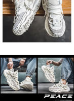 Nuevas zapatillas transpirables de malla, zapatos casuales versátiles, zapatos de papá con suela gruesa para jóvenes - details 9