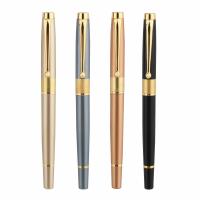 Pluma estilográfica de lujo de alta calidad 7055 para varios estudiantes, escuela, oficina, negocios, punta media, nueva - details 0