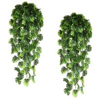 Plantas artificiales de ratán persa, colgante de enredo verde falso, plantas de plástico resistentes a los rayos UV para exteriores, decoración para fiesta de boda - details 14