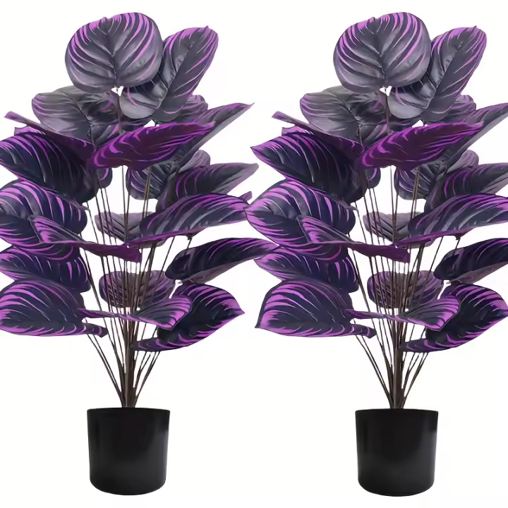 Flores Artificiales de Violeta Realistas Ideal para Decoración Interior y Exterior de Alta Gama - 1