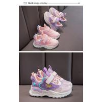 Zapatillas de deporte de marca para niños, zapatillas antideslizantes para correr para niñas, zapatillas deportivas impermeables para exteriores, zapatillas de tenis rosas, zapatos cómodos para caminar - details 7