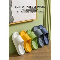 Zapatillas de casa para hombre, zapatos de baño antideslizantes de EVA, zapatillas suaves y ligeras para interior/exterior, de talla grande - details 1