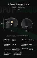 Casco trail moto hombre Retro mujer aire libre MX Carreras de Locomotora - details 3