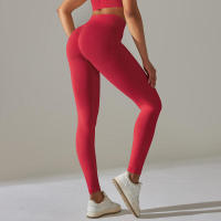 Leggings deportivos para mujer, pantalones de yoga sin costuras de cintura alta para correr, fitness y entrenamiento - details 25
