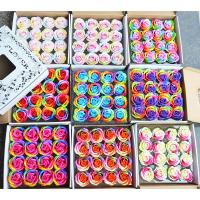 Jabón de rosas grandes para decoración del Día de San Valentín, pétalos de flores artificiales, adorno de fiesta, regalo de flores, 16 unids/lote por caja - details 0