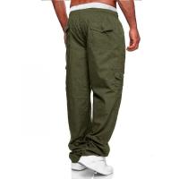 Jerseys rectos con múltiples bolsillos para hombre, pantalones casuales, pantalones Fiess - details 7