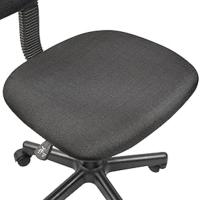 Silla de Oficina de T-LoVendo Sin Reposabrazos con Soporte Lumbar, Ergonómica, detalles.