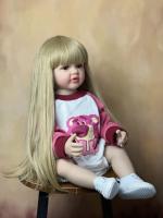 BZDOLL-Muñeca Reborn realista de 55cm y 22 pulgadas, juguete de cuerpo completo de silicona, para recién nacido, princesa - details 8