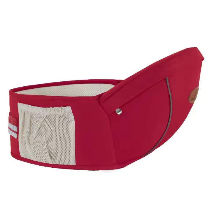Taburete de viaje multicolor antideslizante con bolsa de almacenamiento, portabebés, mochila para niños, asiento de cadera infantil - 1