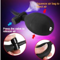 Consolador inflable de tamaño ajustable, pene con ventosa, juguete sexual de realidad para adultos, Anal, cómodo - details 4