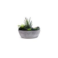 Plantas Artificiales Plásticas Flor Decorativa en Maceta Lleno de Color para Oficina en Casa Paquete de 6 - details 5