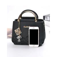 1 bolso de mano con flores bordadas para mujer, decoración colgante simple y moderna, adecuado para uso diario informal Mochila de lujo de alta gama - details 3