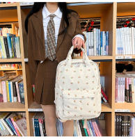 Mochila escolar fresca para mujer, literaria y artística, versátil, con flores informales, para niña y estudiante, novedad de 2024 - details 34